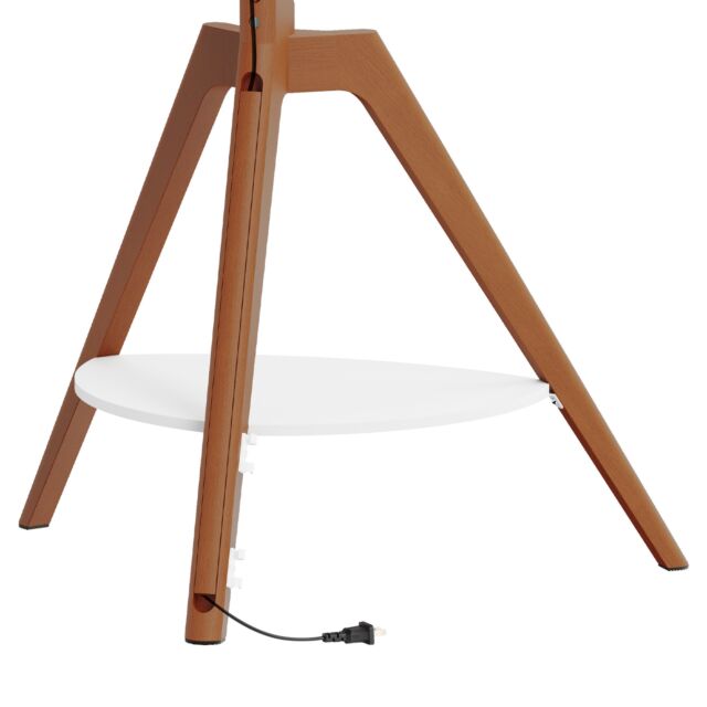 TTAP TRI-LIGHT-SHELF Tripod TV Stand With Shelf For Tvs 26-65inch
