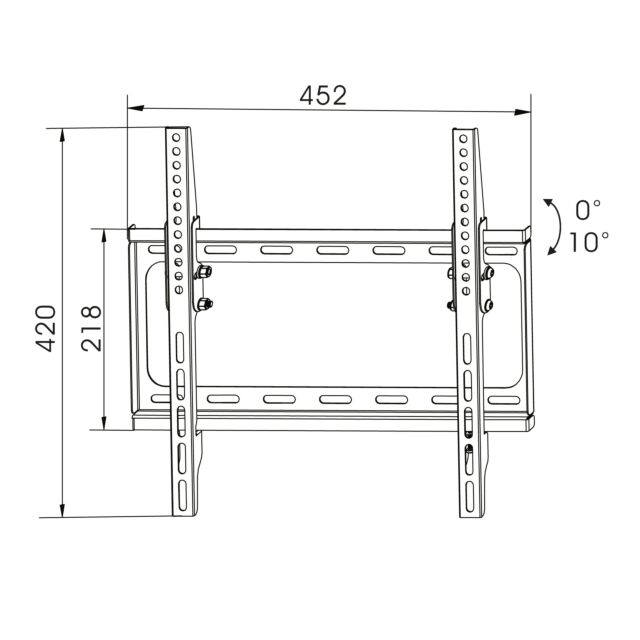 TTAP Slim tilt TV bracket (32inch-55inch)