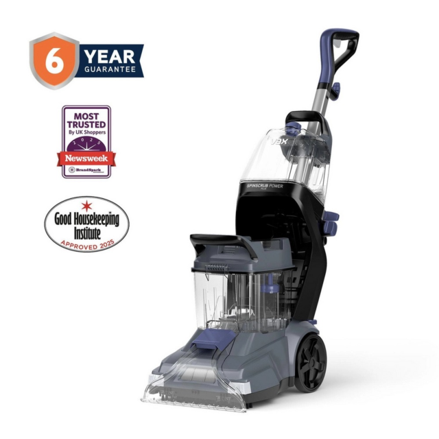 Vax CDCW-SSXA Spin Scrub Power Plus Carpet Cleaner