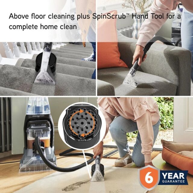 Vax CDCW-SSXA Spin Scrub Power Plus Carpet Cleaner