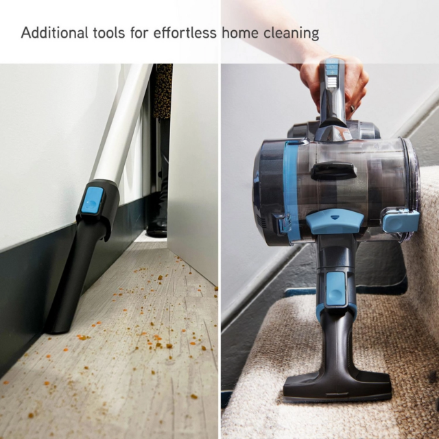 Vax CLSV-B4CA Blade 4 Classic Plus Cordless Vacuum Cleaner - Graphite/Blue