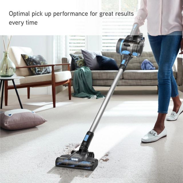 Vax CLSV-B4CA Blade 4 Classic Plus Cordless Vacuum Cleaner - Graphite/Blue