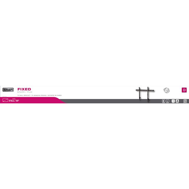 Titan D XL Fixed Wallmount (24inch-85inch)
