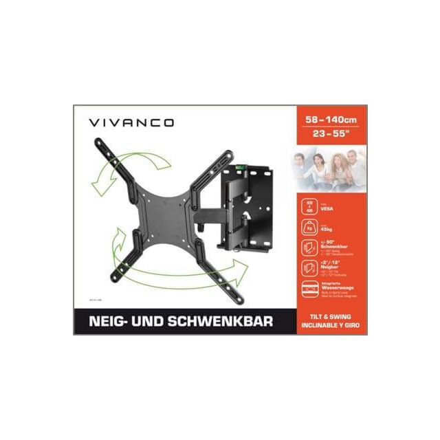 Vivanco Tilt + Swing Wallmount up to 55″
