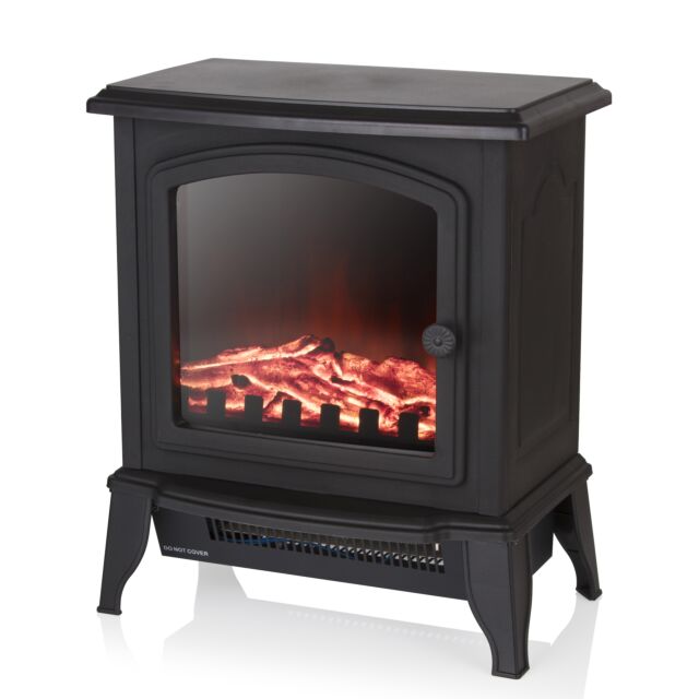Warmlite WL46021 Black 2Kw Mable Compact Stove Fire
