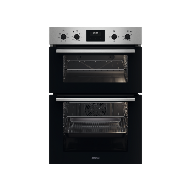 Zanussi ZKCXL3X1 Built In Electric Double Oven