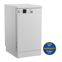 Beko DVS05C20W Slimline Dishwasher with 10 Places