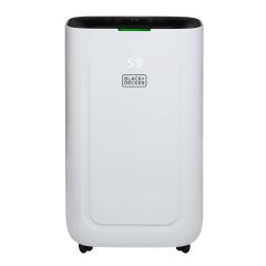Black And Decker 20 Litre Dehumidifier With 24 Hour Time, 6.5 Litre Water Tank