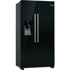 Bosch KAD93ABEP Black Series 6 No Frost Side By Side Fridge Freezer With Plumbed Water Dispenser W90