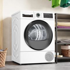 Bosch WQG24509GB White 9Kg Heat Pump Tumble Dryer