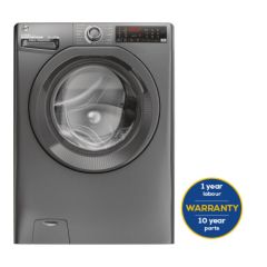 Hoover H3WPS4106TRR6-80 Graphite 10Kg/ 1400 Rpm Washing Machine