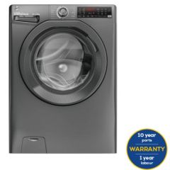 Hoover H3WPS496TMRR6 Graphite 9Kg / 1400 Rpm Washing Machine