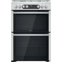 Hotpoint HDM67G9C2CX/U Inox 60Cm Dual Fuel Cooker 