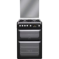 Hotpoint HUG61K 60CM Ultima Double Oven Gas Cooker