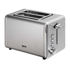Igenix Brushed Stainless Steel 2 Slice Toaster