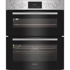Indesit DUI10DIX Stainless Steel Built Under Electric Fan Double Oven