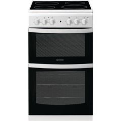 Indesit ID5V92KMW White 50Cm Double Cavity Electric Cooker