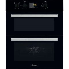 Indesit IDU6340BL Black Built Under Electric Double Oven