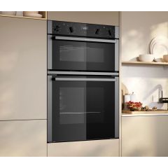 Neff U1ACE2AN3B Stainless Steel Trim Built In Electric Double Oven