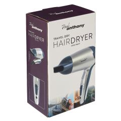 Paul Anthony 1200w Travel Hairdryer