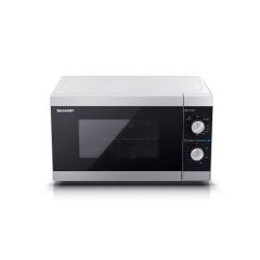 Sharp YC-MG01U-S Silver 20L/ 800W Microwave - Grill, Bake, Microwave And Air Fry