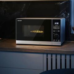 Sharp YC-PS254AU-S Silver 25L / 900W Microwave 