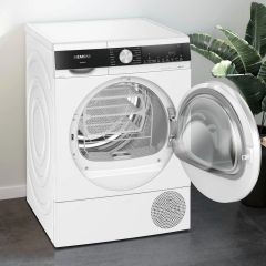 Siemens WQ45G2D2GB White 9Kg Extraklasse Heat Pump Tumble Dryer 