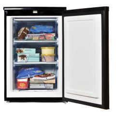 Statesman U355B Black 55.3Cm Under Counter Freezer 