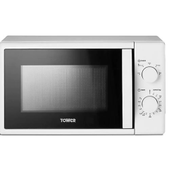 Tower T24034WHT 20L 700W Manual Microwave