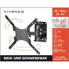 Vivanco Tilt + Swing Wallmount up to 55″