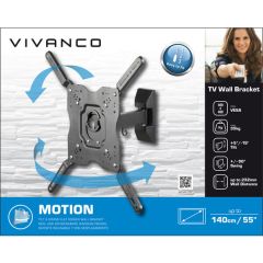 Vivanco TV Wall Bracket, Motion (24"-55")