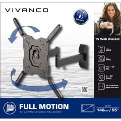 Vivanco TV Wall Bracket Full Motion (24"-55")