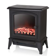 Warmlite WL46021 Black 2Kw Mable Compact Stove Fire
