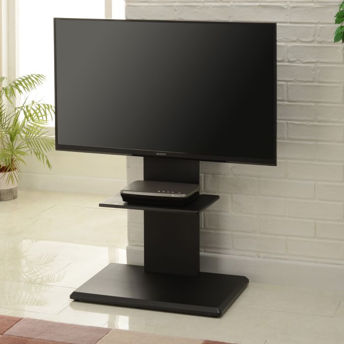 TTAP FS2-BLACK Floor Pedestal TV Stand For Tvs Up To 65